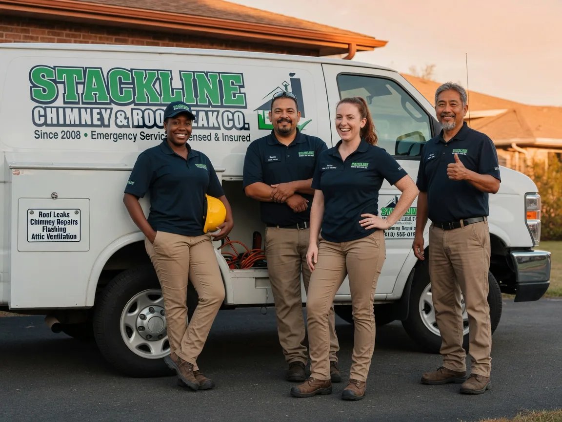 Chimney flashing repair company in Richfield, NC
